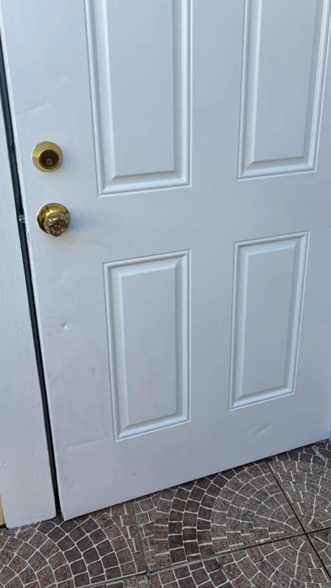 New white six-panel interior door